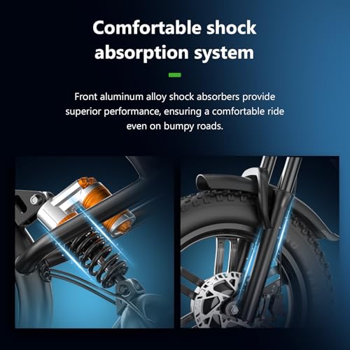 750W 48V 15Ah Removable Battery 20"x4.0" Fat Tire Full Suspension 7-Speed Electric Bike I563776