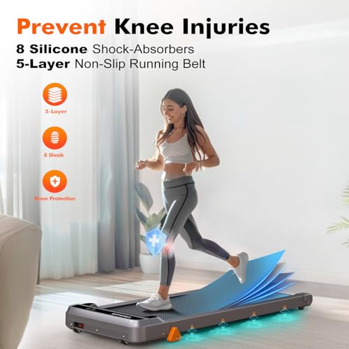 2.5HP Portable Under Desk Treadmill with Incline R616