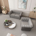 Beige Velvet Sofa Loveseat Chair 3 Piece Set W6541