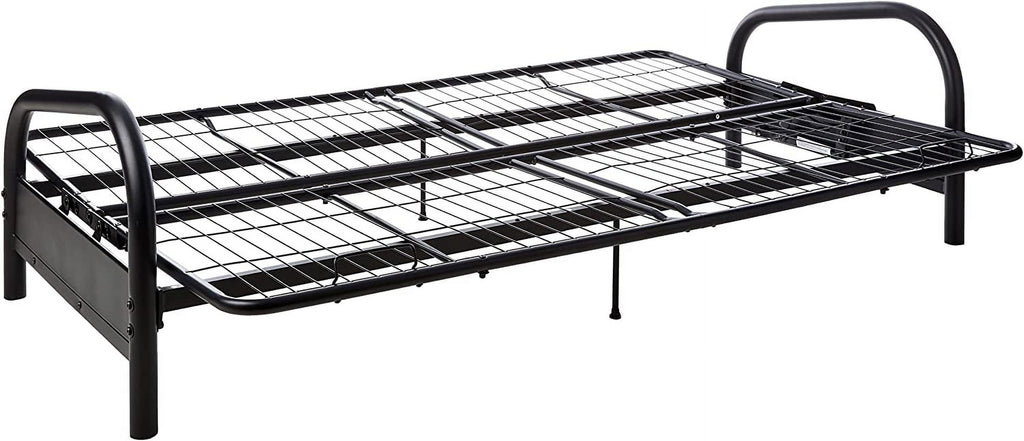 Black Metal Full Sized Futon Frame B316