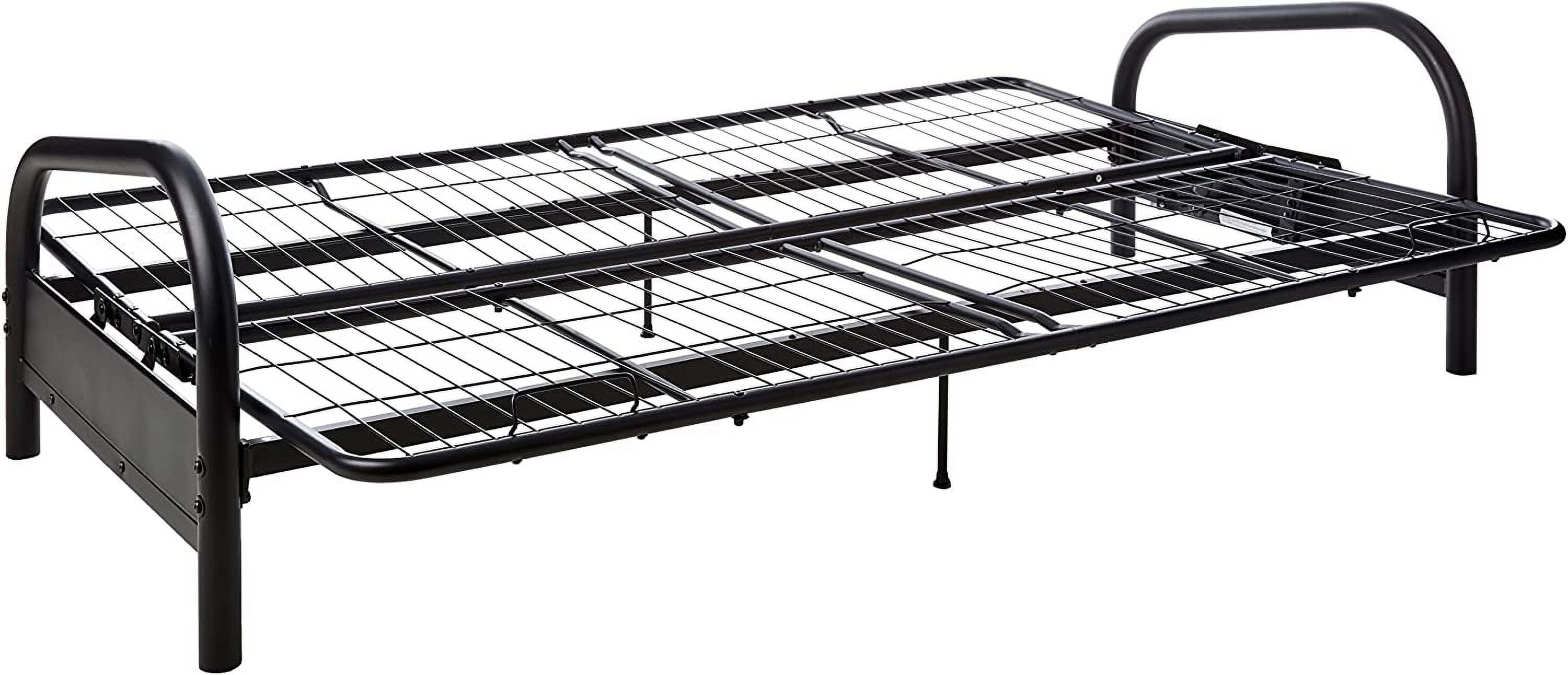 Black Metal Full Sized Futon Frame B316