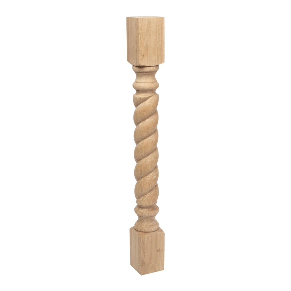 Unfinished Solid Red Oak Kitchen Island Leg M97063