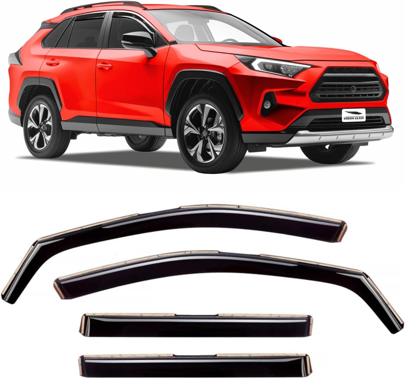 4 Pieces Rain Guards for Toyota RAV4 H135683