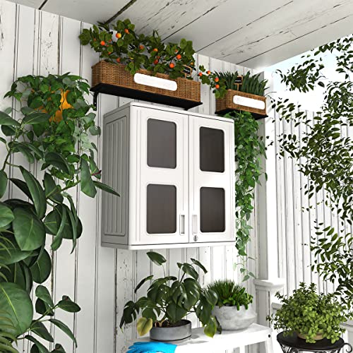 Off White 60 Gallon Resin Deck Box G382