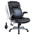 Executive Ergonomic Chair with Bonded Leather, High Back Adjustable Height Q786174