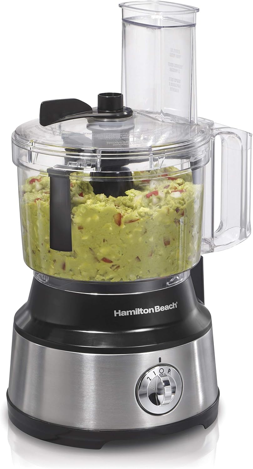 Stainless Steel Electric Indoor Searing Grill, 118 sq. in. Surface Serves 6, Stainless Steel Food Processor & Vegetable Chopper, 10 Cups G4087