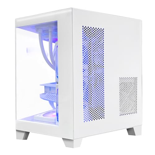 White Gaming PC Desktop with AMD Ryzen 7 5700G, RTX 4060 8GB, 32GB DDR4 RAM, 1TB M.2 PCIE SSD, Windows 11 Pro F615675