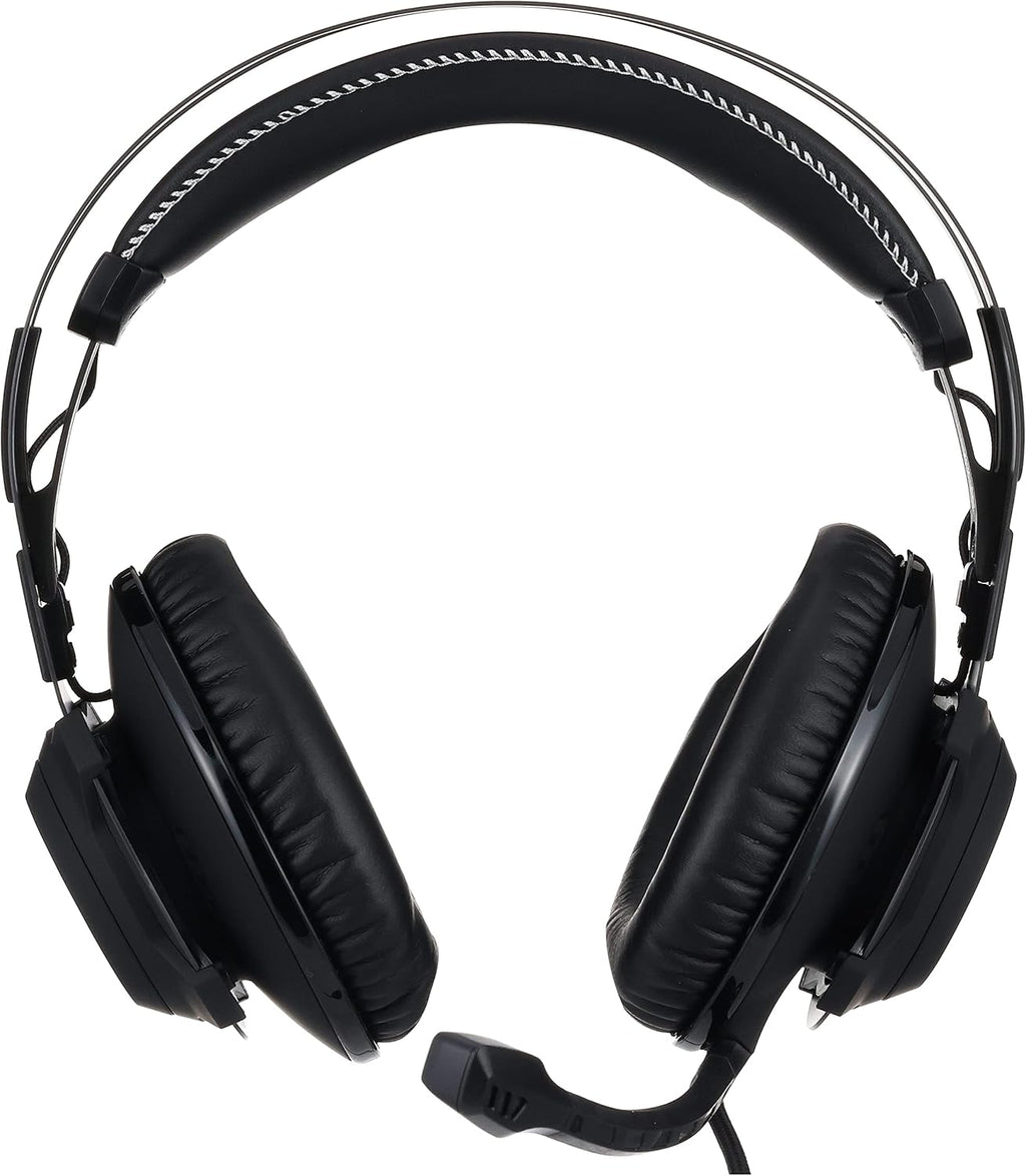 Gaming Headset with 7.1 Surround Sound, Memory Foam, Leatherette, Steel Frame, Detachable Microphone K126