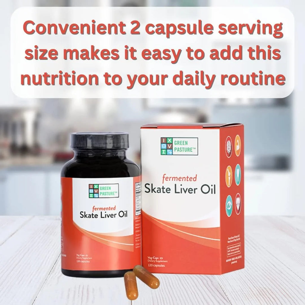 Fermented Skate Liver Oil 120 Caps D1235