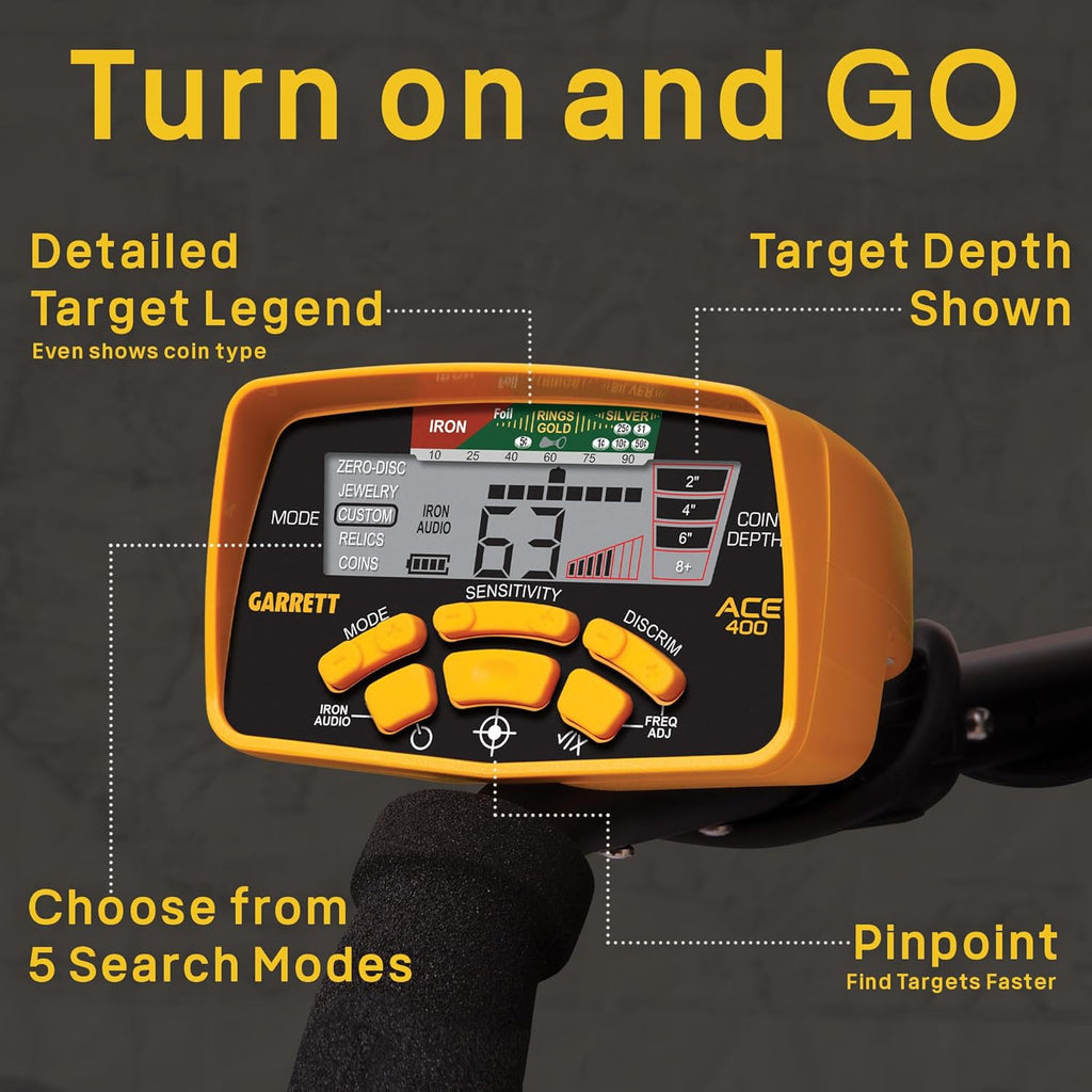 Metal Detector with Pinpointer, Edge Digger and Bag P732