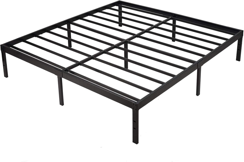 Black Metal Platform Bed Frame Cal King M94873