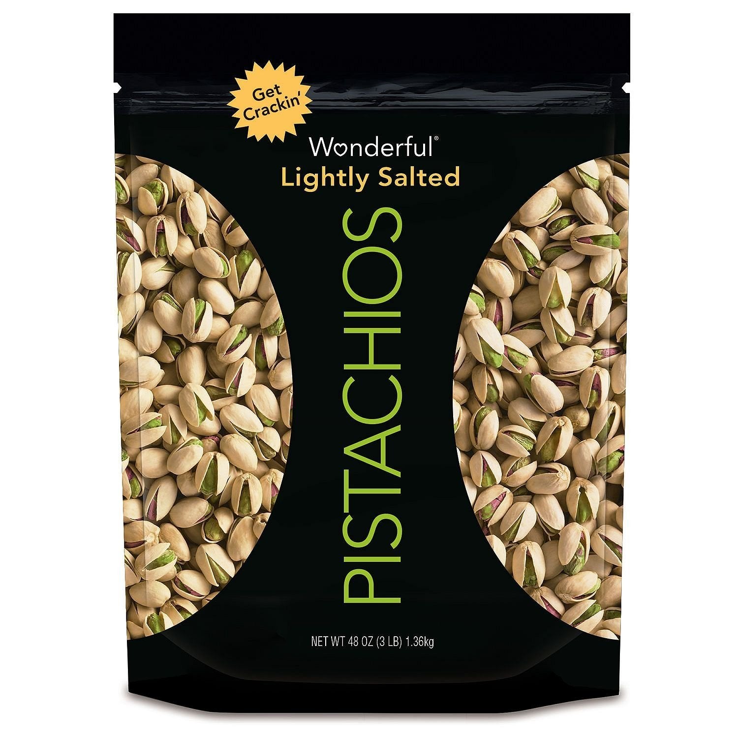 Roasted Lightly Salted Pistachios, 48 oz W3820