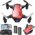 Mini Drone with Camera 720P HD FPV, Foldable RC Quadcopter with 2 Batteries V182