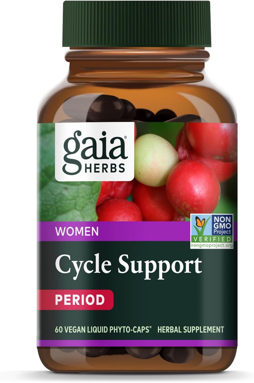 60 Vegan Capsules Herbal Supplement with Vitex Berry & Schisandra M3438