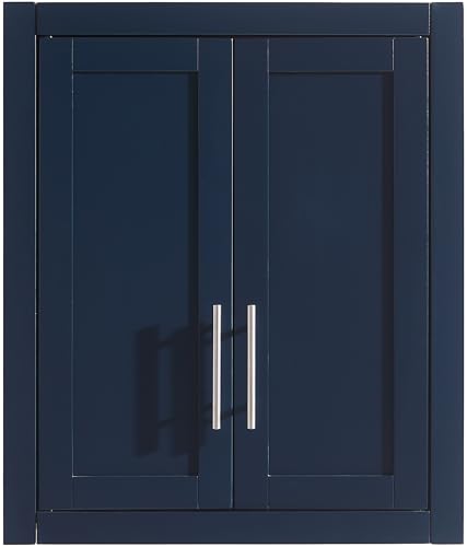 White Wall Mounted Bathroom Storage Medicine Cabinet with Shelves Z85442