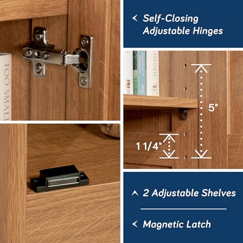 Highland Oak Storage Cabinet J6571