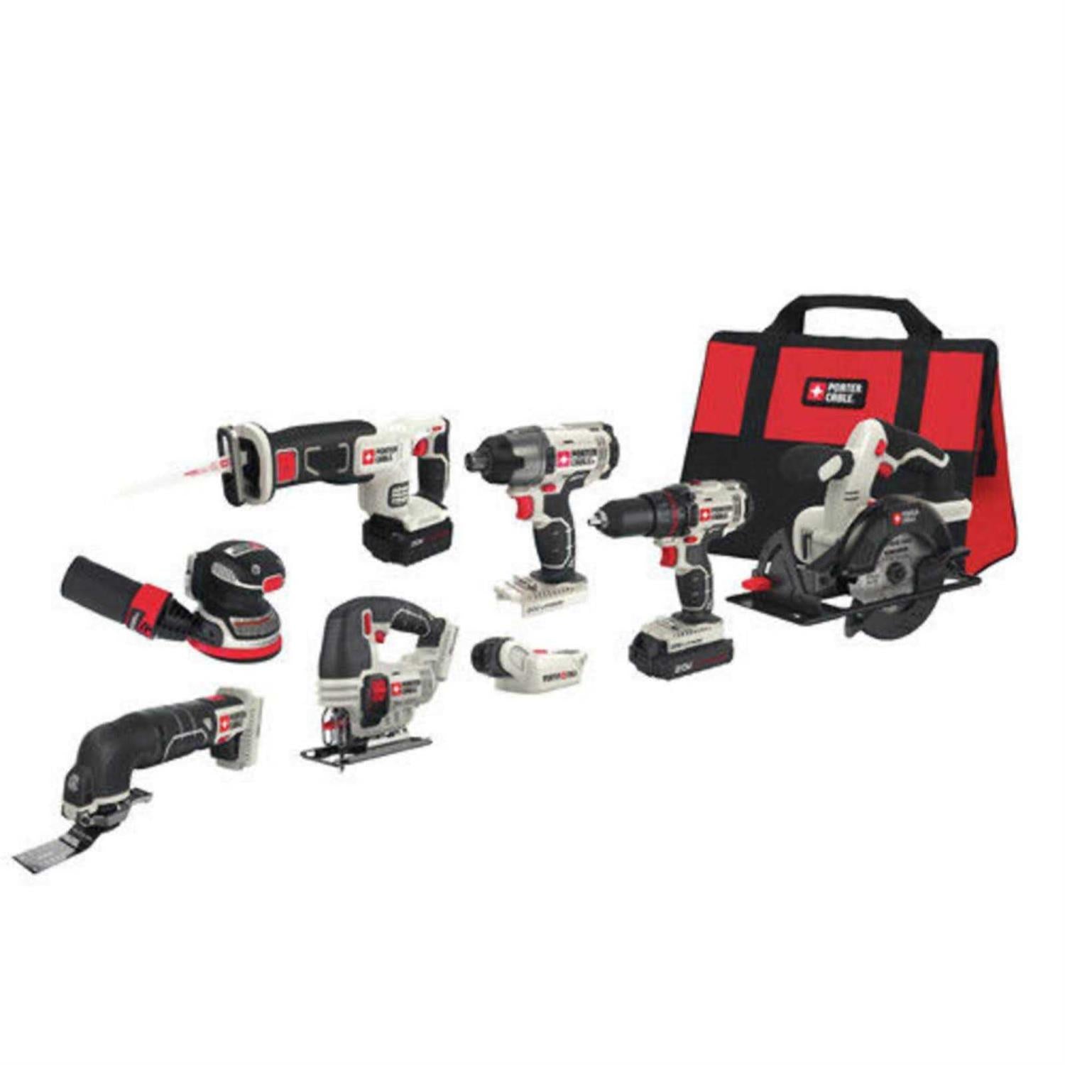 20V Max Lithium Ion 8-Tool Combo Kit K276183
