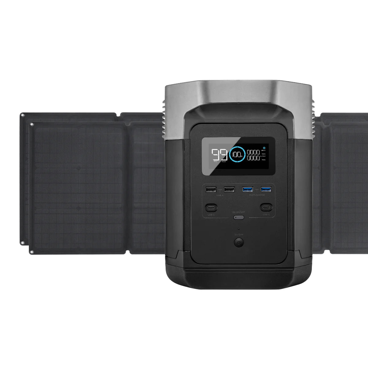Portable Power Station (882Wh) and 2 x Portable Solar Panel (110W) U51622