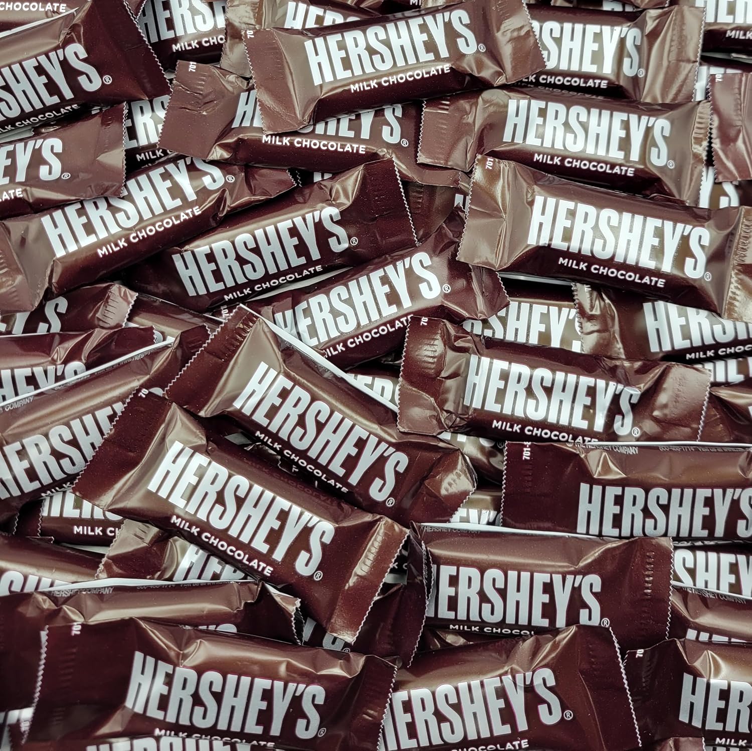 100 Individually Wrapped Milk Chocolate Candy Bars N1278