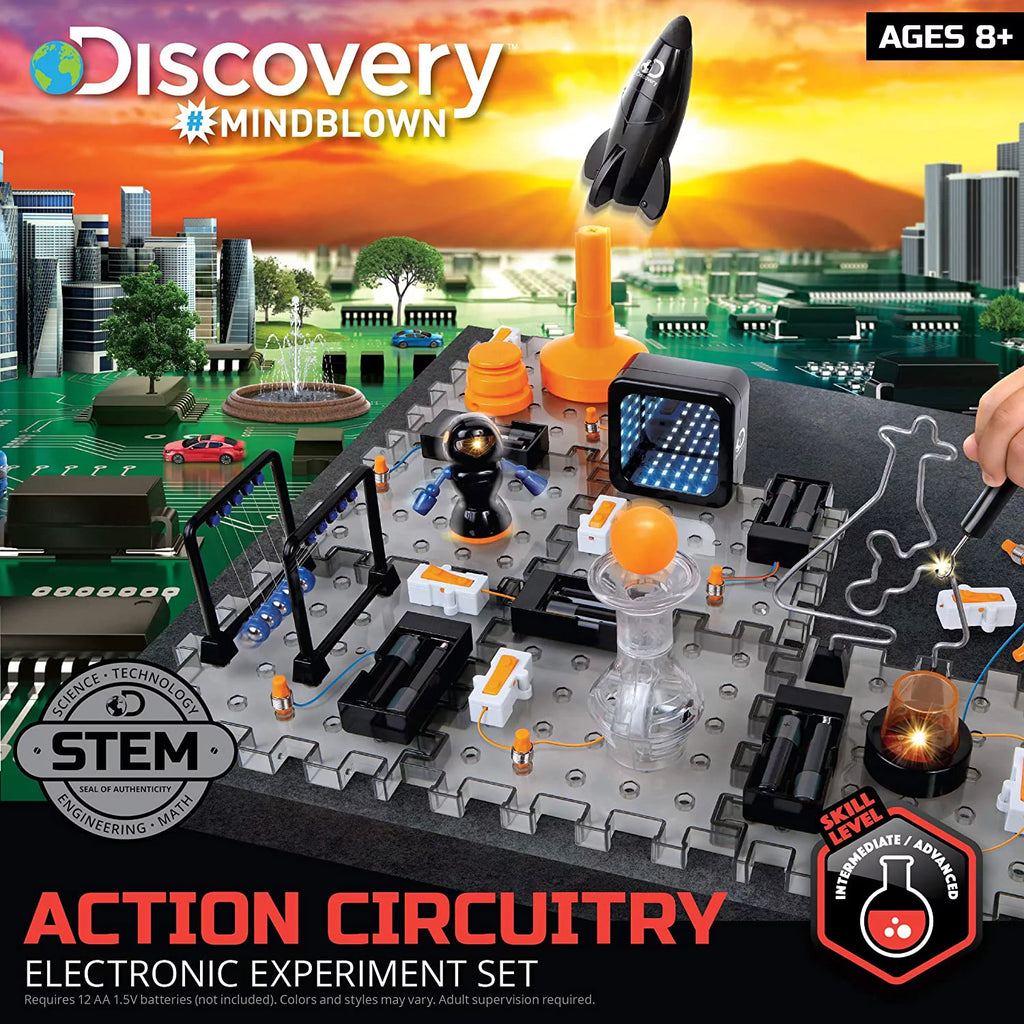Action Circuitry Electronic Experiment STEM Science Kit V964