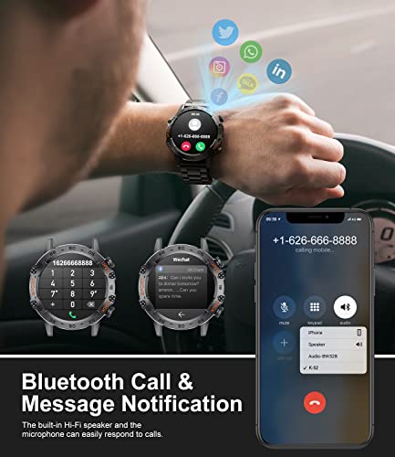 Smart Watch with Bluetooth Call, 5ATM Waterproof, 1.39'' HD U684