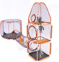 3 in 1 Pet Play House with Jumping Tower, Hexagon Tent, Tunnel R707