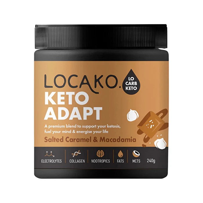 Salted Caramel and Macadamia 240g Keto Adapt B59158