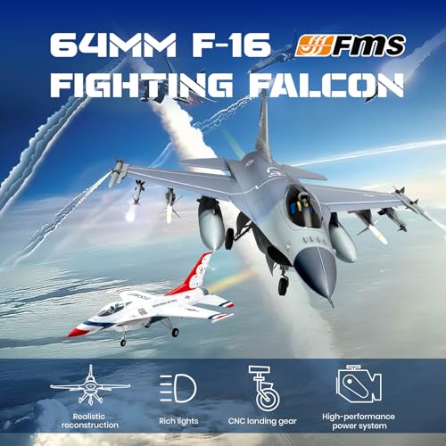 64mm EDF Jet Remote Control Airplane Battlefield Gray PNP G96493