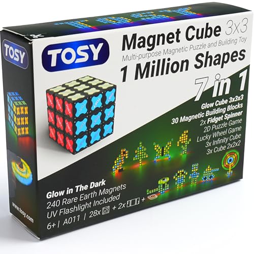 Magnet Cube 3x3 - 240 Magnets, 30 Blocks, 7in1 Toy Z824436