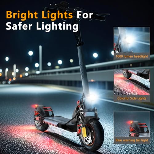 800W 28 MPH 25 Miles Range 10" Air Tires Folding Electric Scooter P657