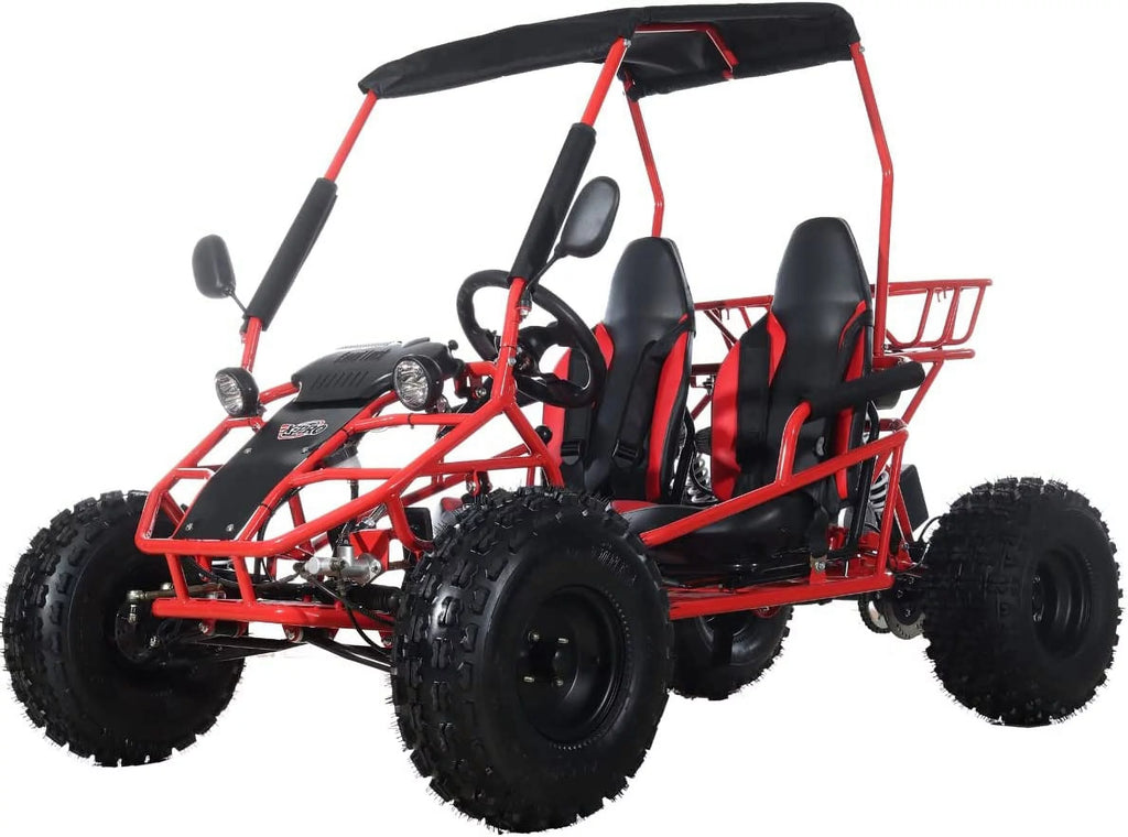 125cc Gas Powered Go Kart 3 Semi-Automatic Transmission 18"/19" Wheels Y8120