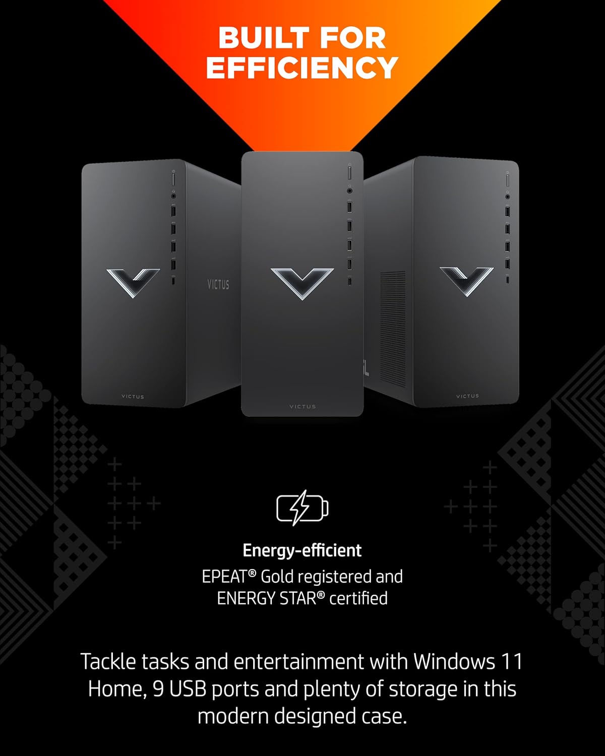 AMD Ryzen 5 5600G 32GB SDRAM 1TB SSD + 1TB HDD Gaming Desktop PC W22770