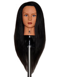 24" Cosmetology Mannequin Training Head with Human Hair O365