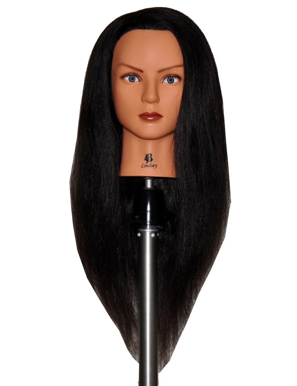 24" Cosmetology Mannequin Training Head with Human Hair O365