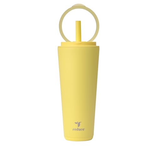 32 oz Stainless Steel Vacuum Insulated Tumbler with Flip Handle Lid B39632