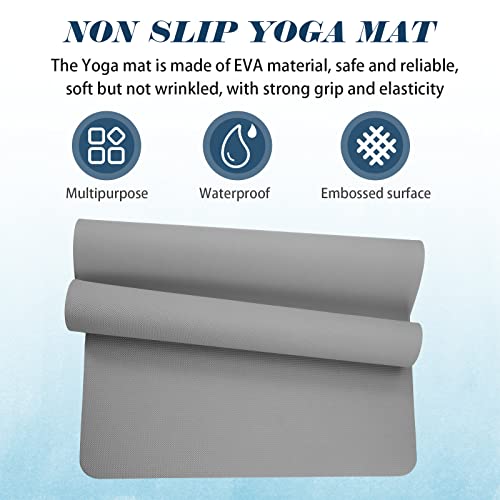 10 Pack 68'' x 24'' x 4mm Thick Non Slip Yoga Mats Z140600