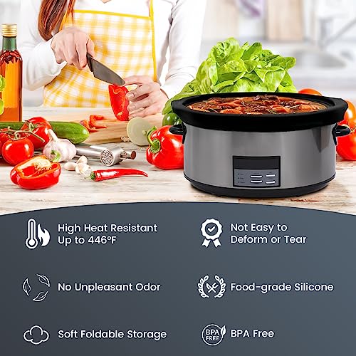 Reusable Silicone Slow Cooker Liner for 7-8 Quart U68885