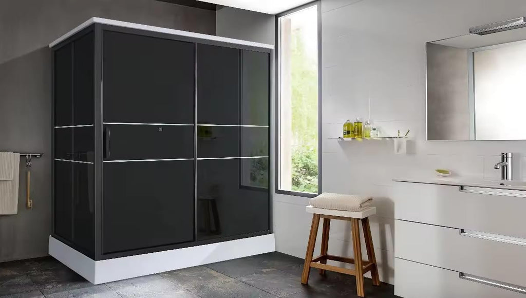 Prefab Bathroom Unit Toilet Shower Cubicle Set F5074