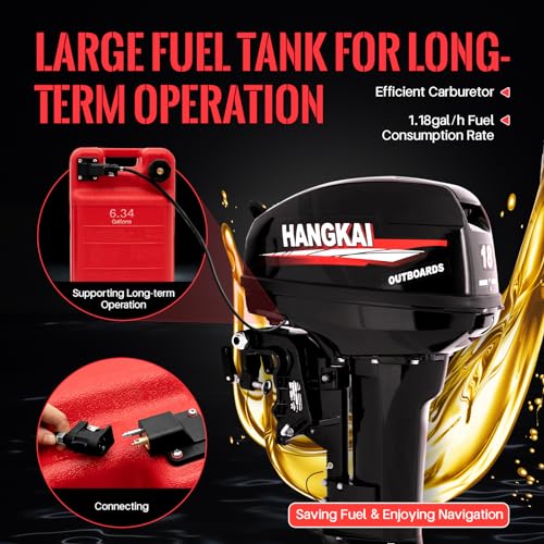 Outboard Motor Boat Motor Kayak Engine Fishing Boat Motor Water Cooling & CDI T851241