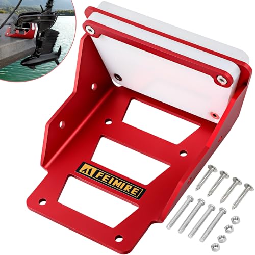 Heavy-Duty Aluminum Kayak Trolling Motor Mount (Black) F808774