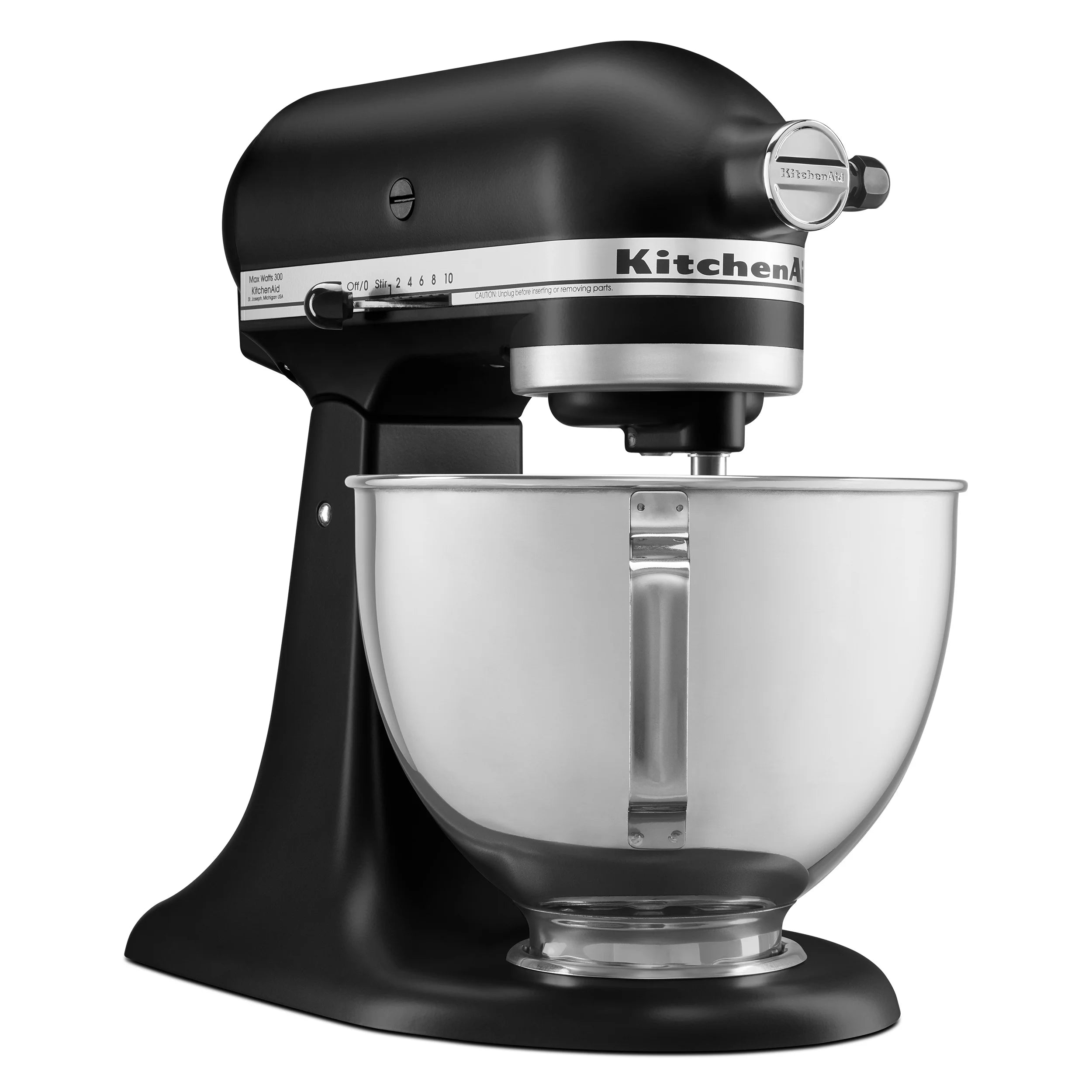 Black Matte 4.5 Quart Tilt-Head Stand Mixer N188452