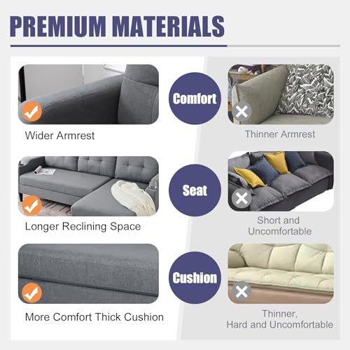 Brown L-Shaped Sleeper Sofa with Cup Holders N805061