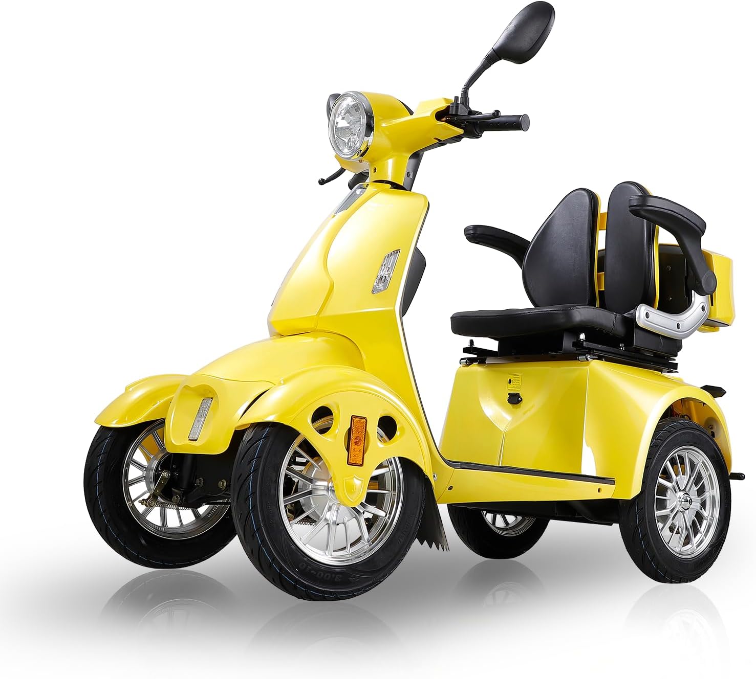 Heavy Duty 4-Wheel 3 Speed Mobility Scooter 500 lbs. Weight Capacity Z784