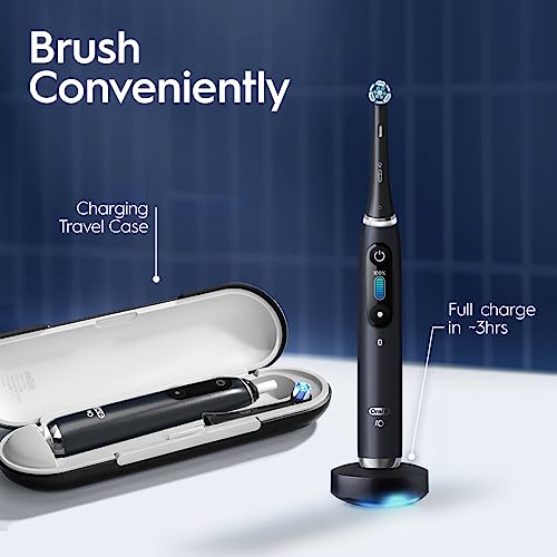 Rose Rechargeable Electric Toothbrush with 4 Replacement Toothbrush Heads and Charging Travel Case Z992634