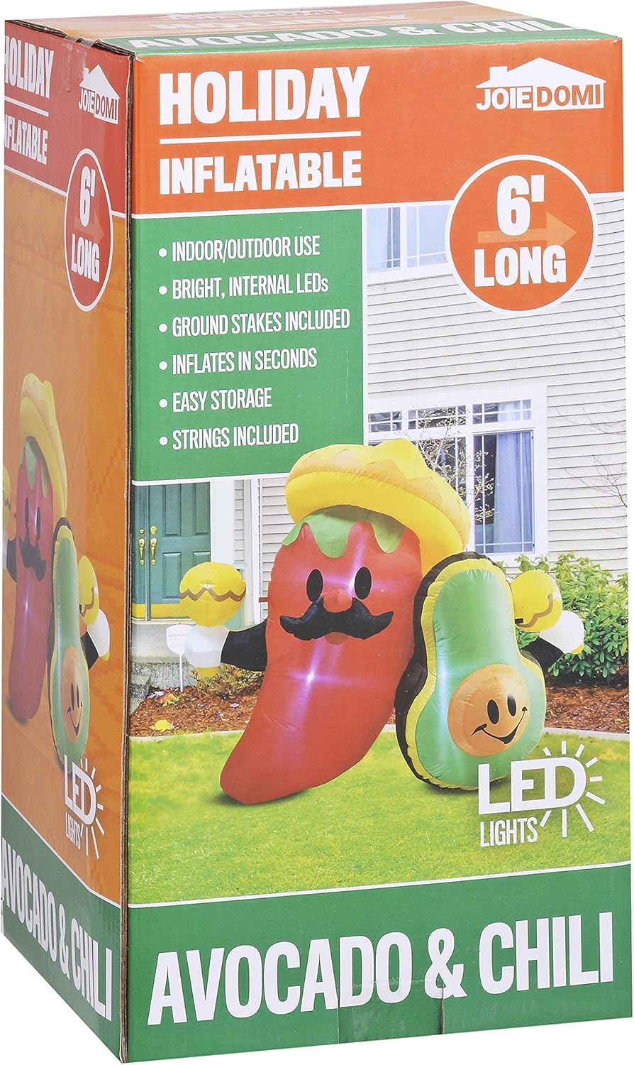 6 FT Inflatable Decoration with LEDs G1535