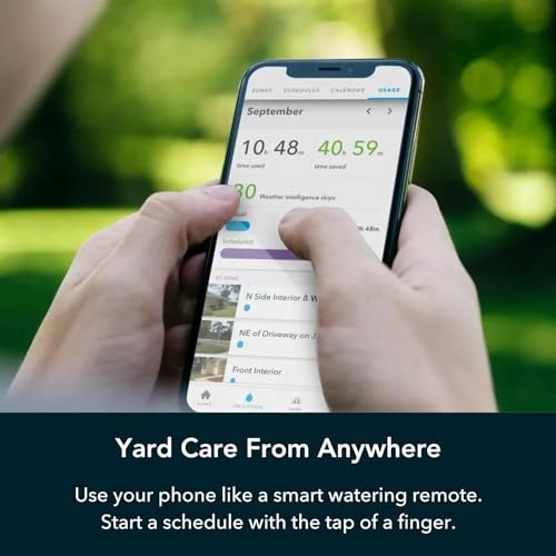 WiFi Smart Sprinkler Controller 8-Zone Irrigation Remote Control R9695