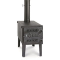 Large Outdoor Wood Burning Stove with Chimney Pipe Y97901