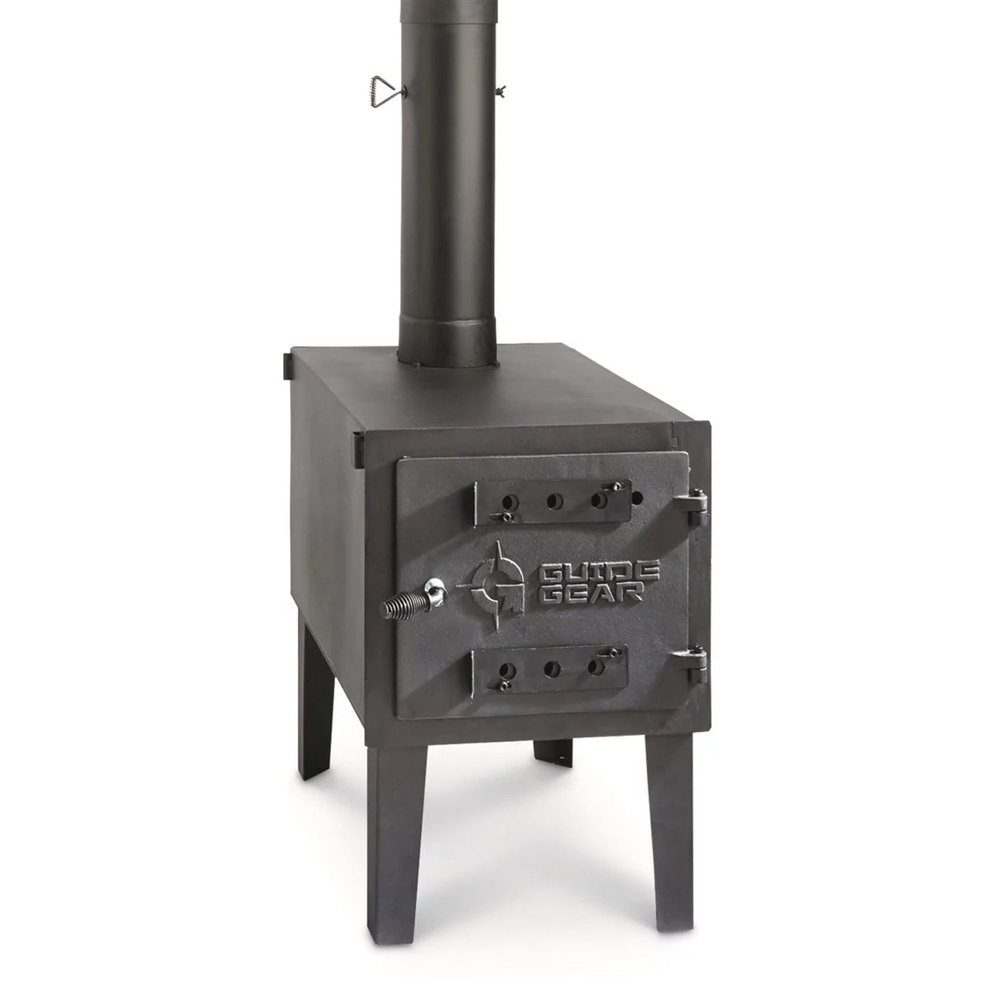 Large Outdoor Wood Burning Stove with Chimney Pipe Y97901