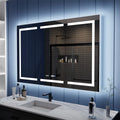 54" x 36" LED Lighted Mirrored Medicine Cabinet O2580