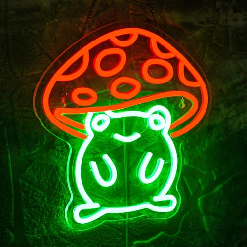 Mushroom Frog Neon Light G76194